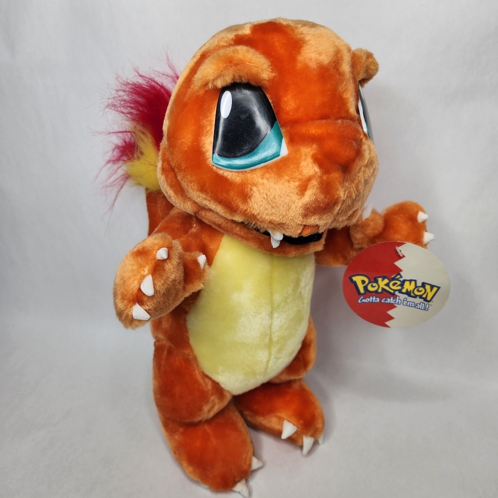Vintage 1999 Nintendo POKEMON Charmander 16" Plush Large Rare great condition!